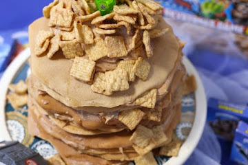 Skylanders Cinnamon Toast Crunch Crepe Cake