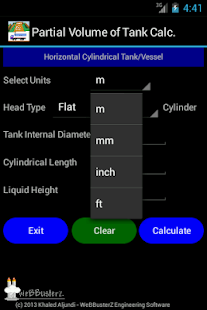 Volume of Tank Calculator - náhled