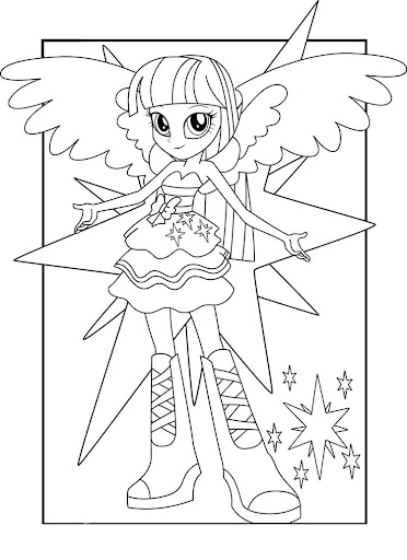 EQUESTRIA GIRL COLORING GAME