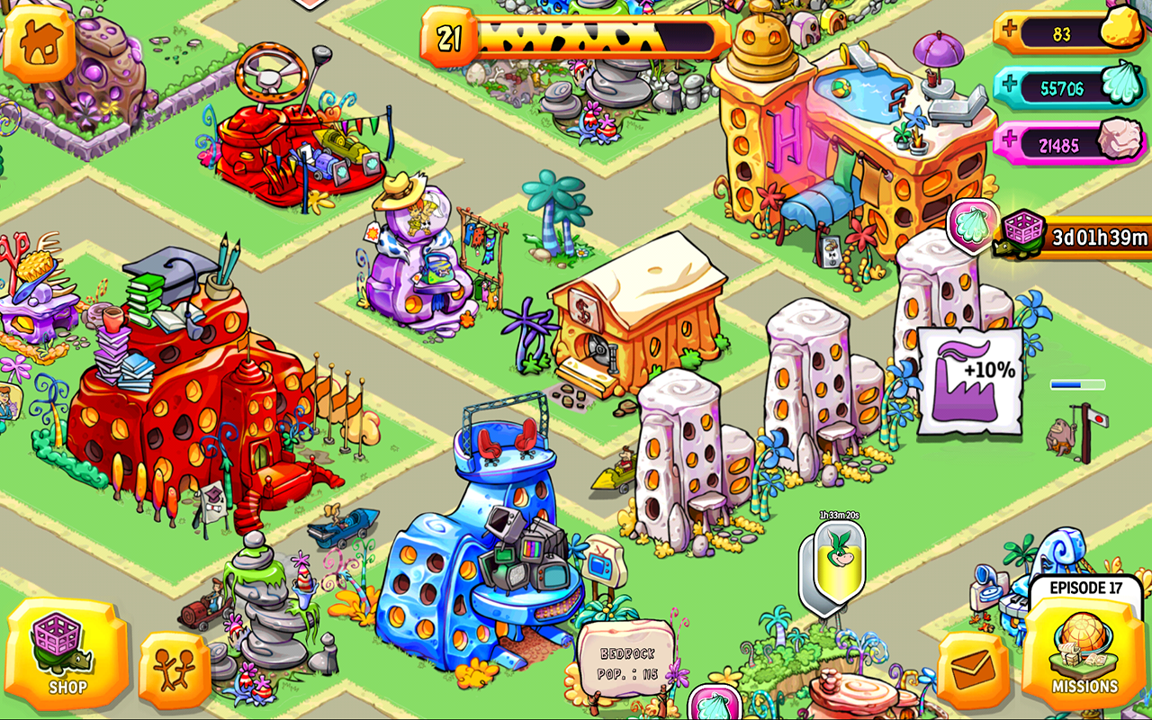 The Flintstones™: Bedrock! - screenshot