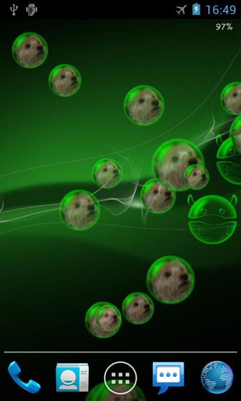 Bubble Pro Live Wallpaper Screen 3