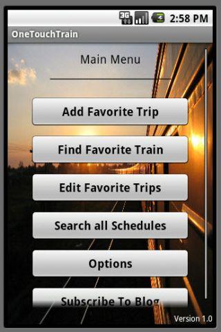 OneTouchTrain - MNR Screen 3
