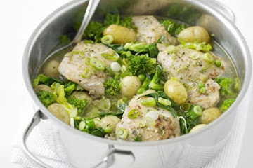 Spring chicken in a pot