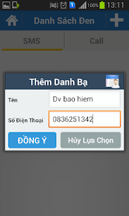 Chặn cuộc gọi-Mẫu tin nhắn Screenshots 2