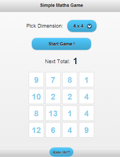 Simple Maths Game Paid Version