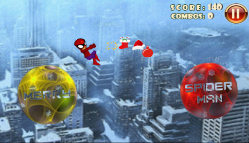 【免費動作App】Spider Guy Jump - Merry Xmas-APP點子