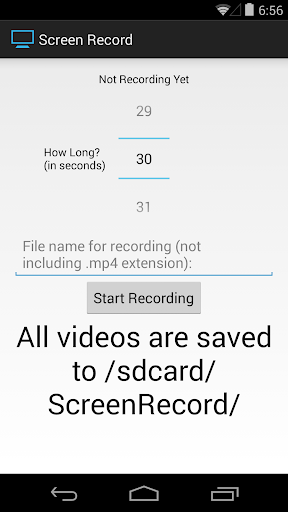 Screen Record for KitKat+