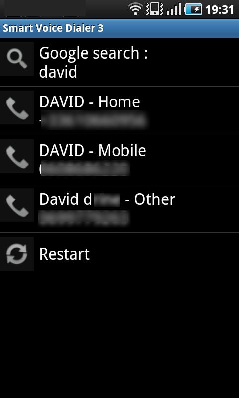 Smart Voice Dialer 3 Screen 2