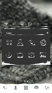 Free Download Wool Gray LINE Launcher theme APK for Android