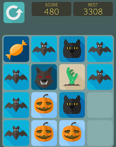 【免費解謎App】2048 Halloween - Monster Saga-APP點子