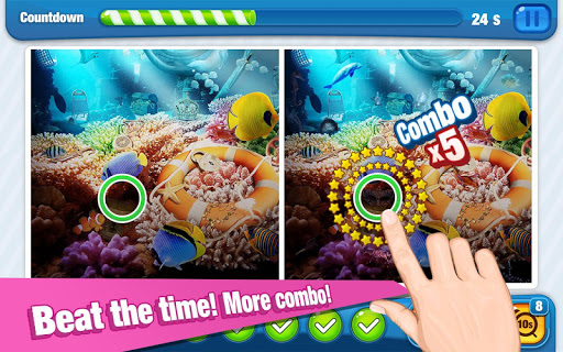 Spot Differences Ocean Mystery
