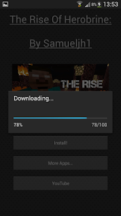 How to download The Rise of Herobrine: MCPE lastet apk for bluestacks
