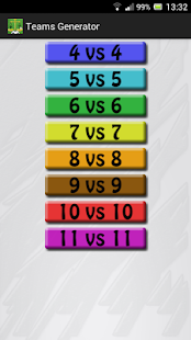 Teams Generator 2 Screenshots 0