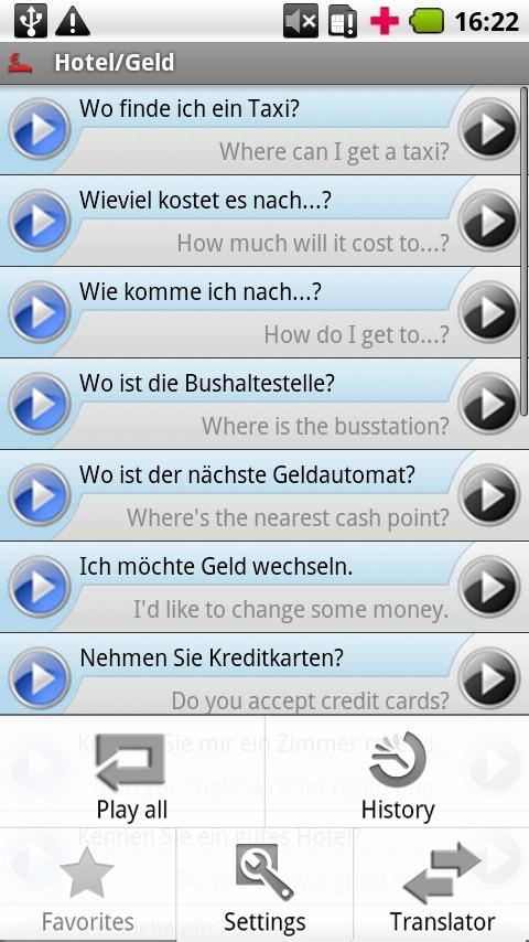 iSayHello German - English Screen 3