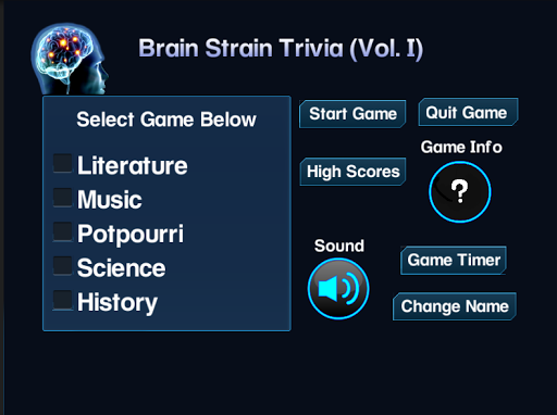 Brain Strain Trivia Vol. I