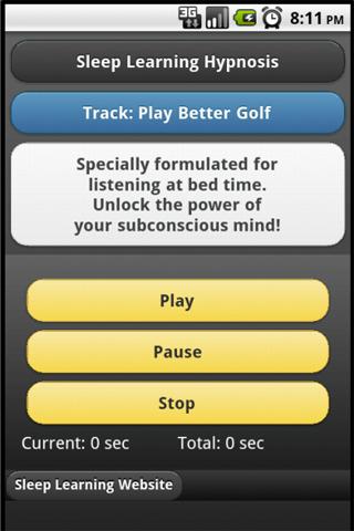 Android application Golf Pro screenshort
