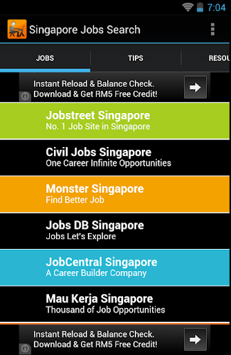 Singapore Job Search Daily Tip