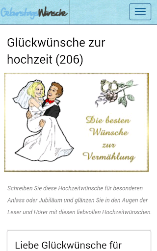 Glückwünsche zur hochzeit