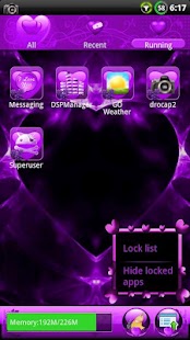 How to mod Valentine Purple GO Theme 1.12 apk for bluestacks
