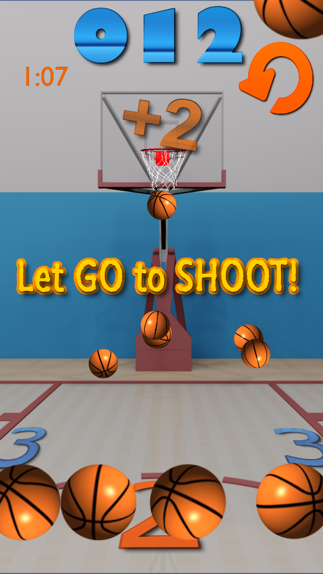 Hot Shot Basketball - Shootout Screen 3
