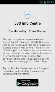 Download JSS Info Centre APK
