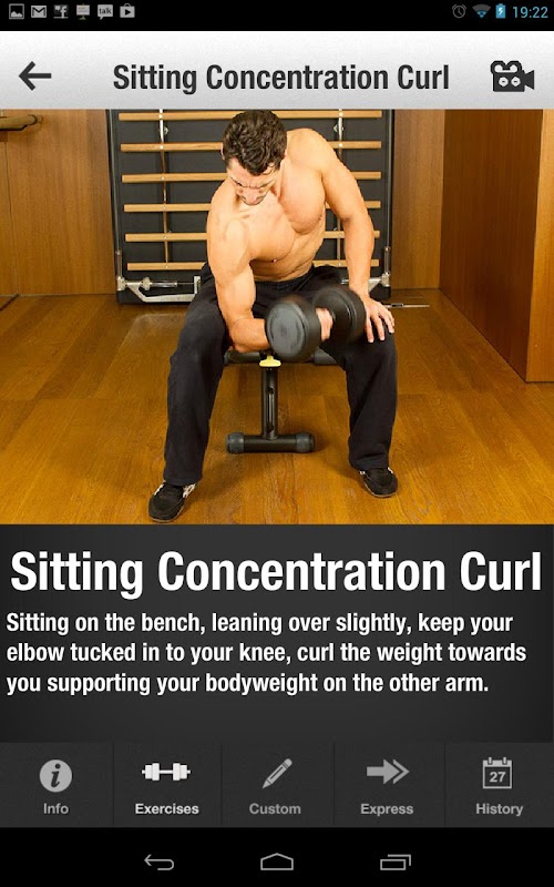 Android application David Gandy Fitness &amp; Training screenshort