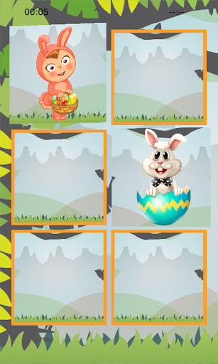 Easter Bunny Memory Puzzle