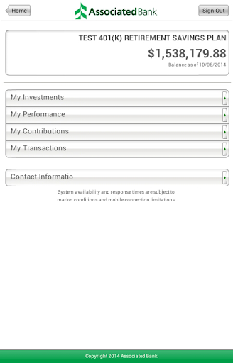 Associated Retirement Account