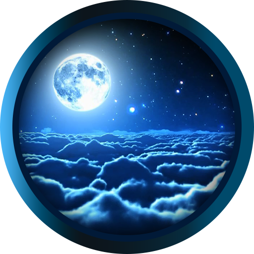 Relaxing nature Moon LWP LOGO-APP點子