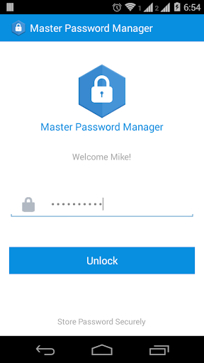 Master Password Manager