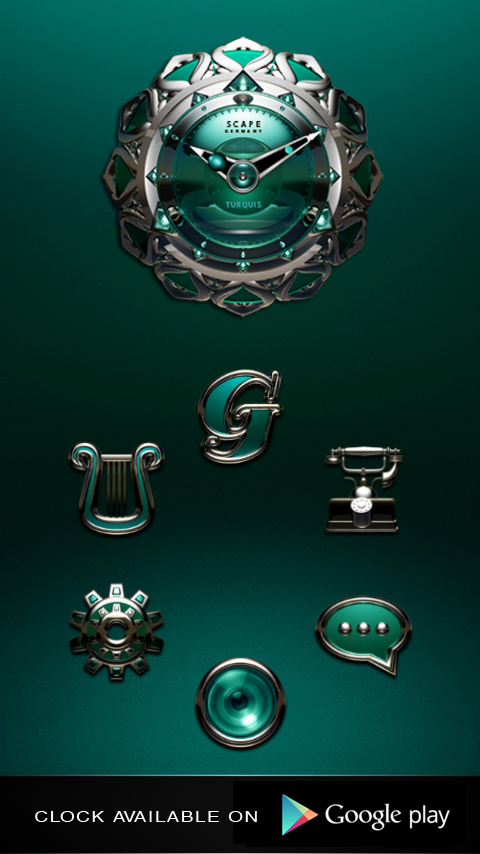 Smart Launcher Theme TRIQUA Screen 2