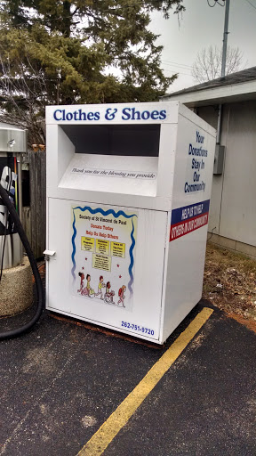 St Vincent de Paul Clothes & Shoes Donation Box