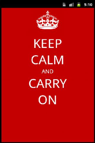 Android application Keep Calm Ultimate screenshort