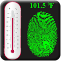 Fingerprint Body Temperature icon