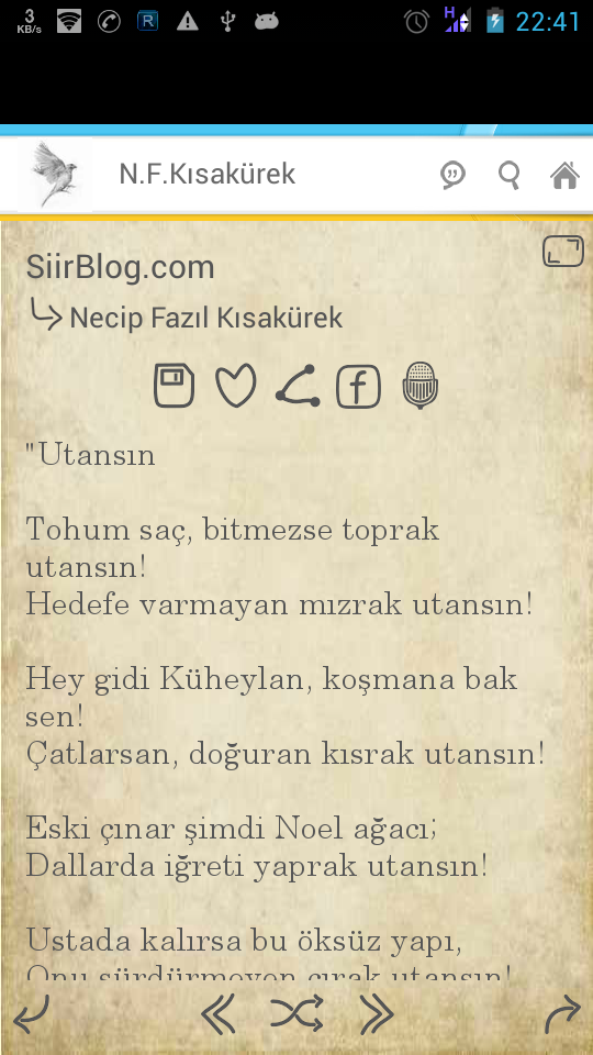 Necip Fazıl Kısakürek Şiirleri Screen 3