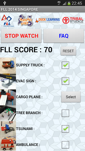 FLL Nature's Fury Score App