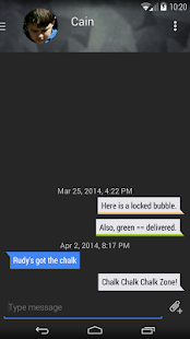 Download EvolveSMS Theme - HoloHangouts APK for Android