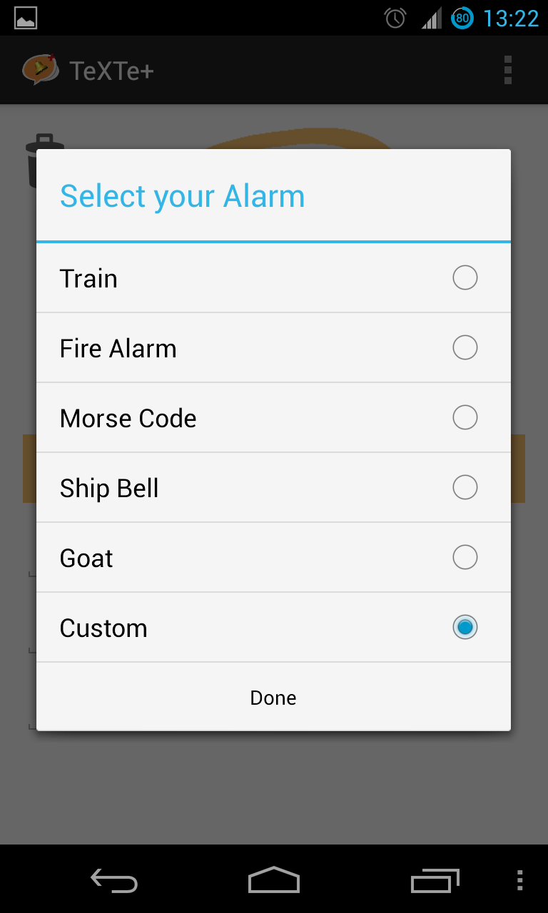 TeXTe+ Enhaced Emergency SMS Screen 3
