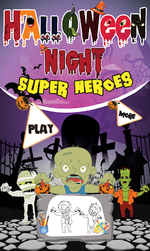 Halloween Night Super Heroes