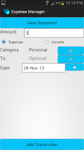 Free Download Expense Manager APK for Android