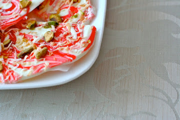 Rose-Swirled White Chocolate Bark