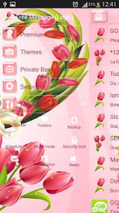 GO SMS Tulips Screenshots 4