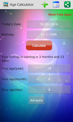 Age Calculator Easy Birthday