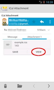 Lastest Import ICal Attachment APK