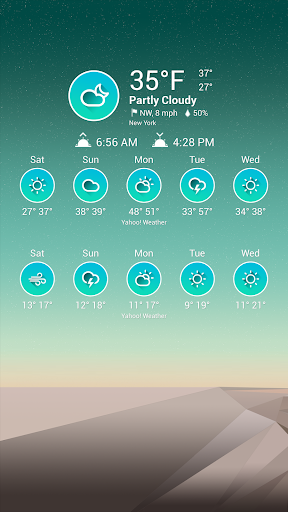 Chronus Turquoise Weather Icon