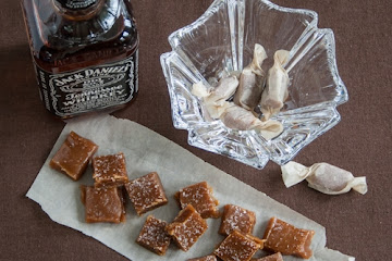Salted Whiskey Caramels