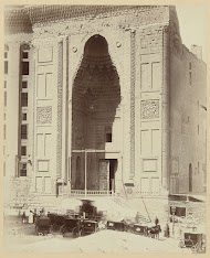 Ingang van de sultan Hassan-moskee, Caïro