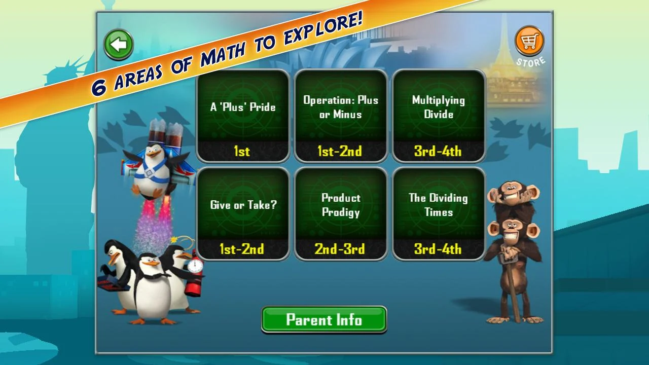 Madagascar Math Ops - screenshot