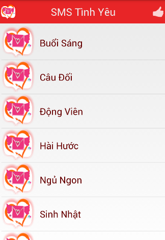 SMS Tinh Yeu