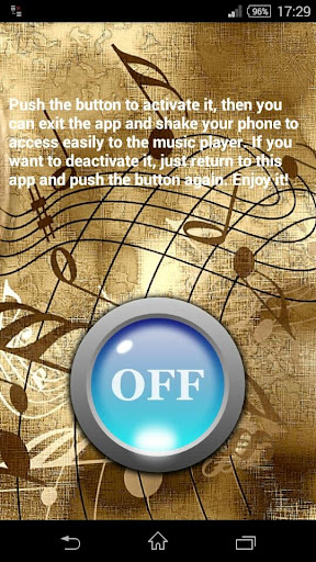 Shake to Music Player